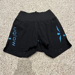 UGlow Women's Running Shorts Lined Sz M Black Speed Aero Workout Black